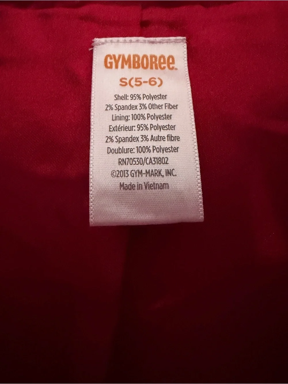 Gymboree Girls' Bright Red A-Line Wool Coat